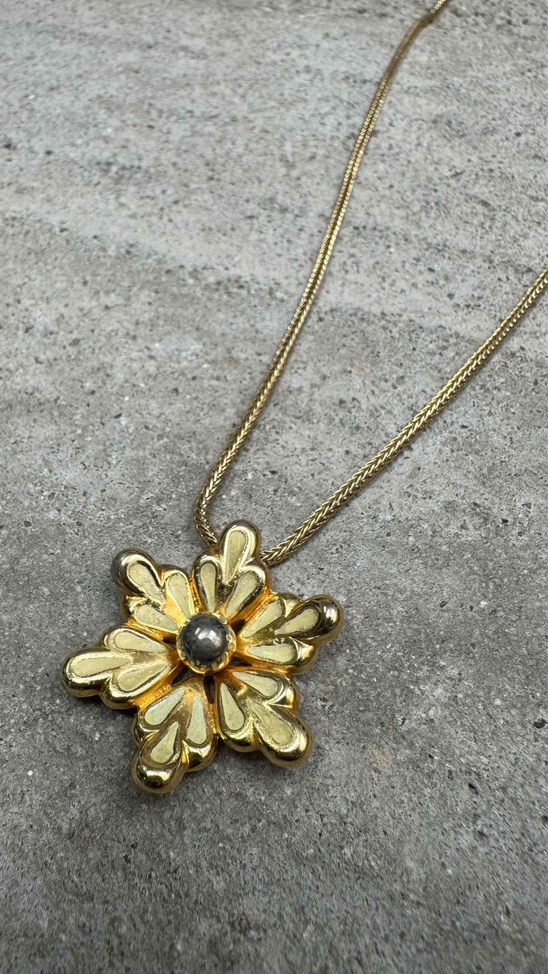 Christian Dior Flower Necklace