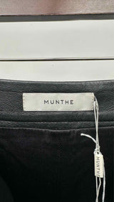 Munthe Sailor Leather Wide Shorts