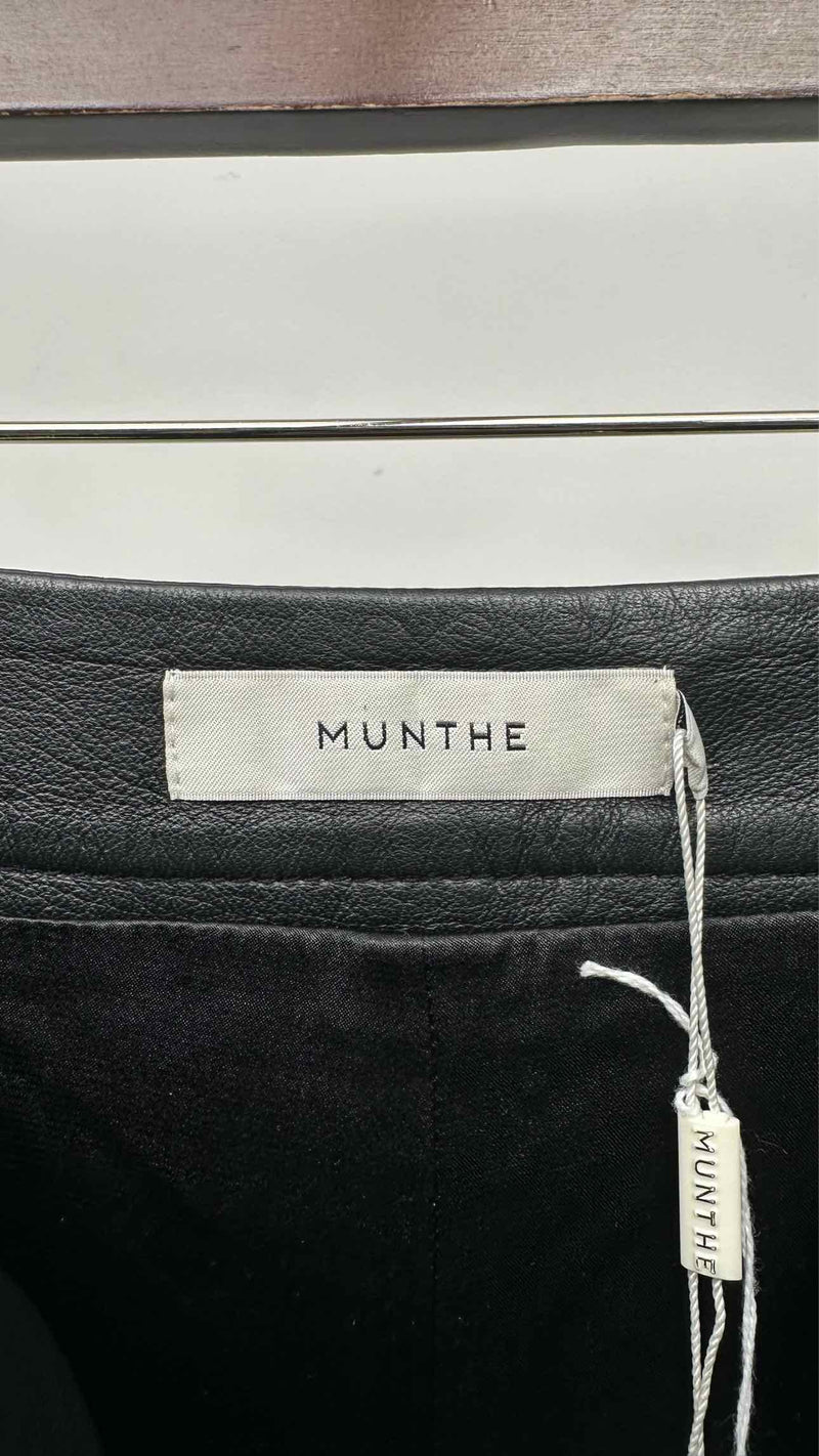 Munthe Sailor Leather Wide Shorts