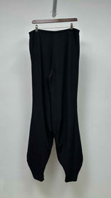 Giorgio Armani Drap-detailed Pleated Silk Wide Pants