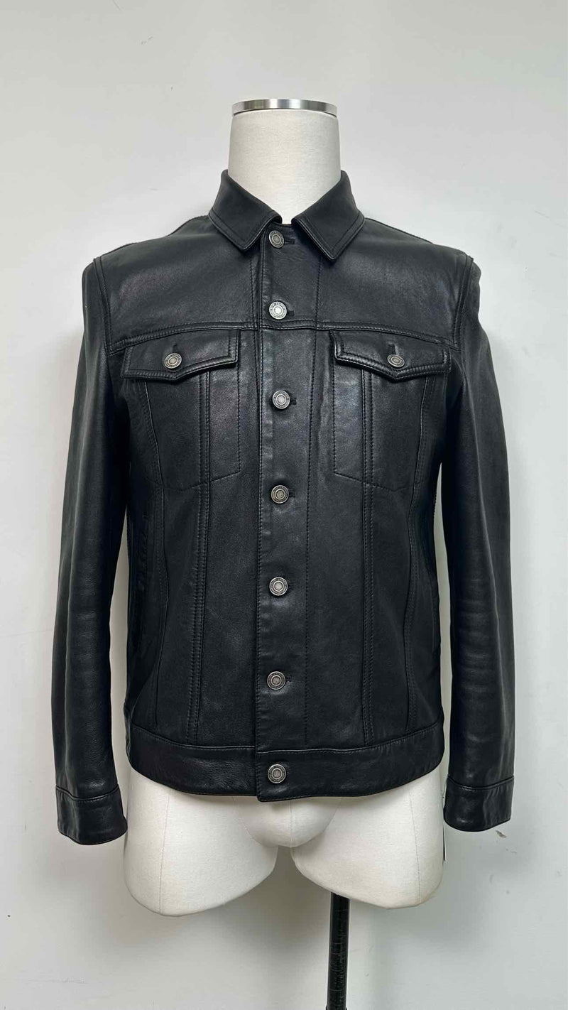 Saint Laurent Leather Tracker Jacket