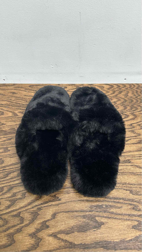 Balenciaga Faux-Fur Slippers