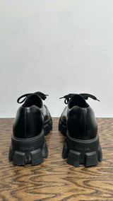 PRADA Monolith Brushed Leather Shoes
