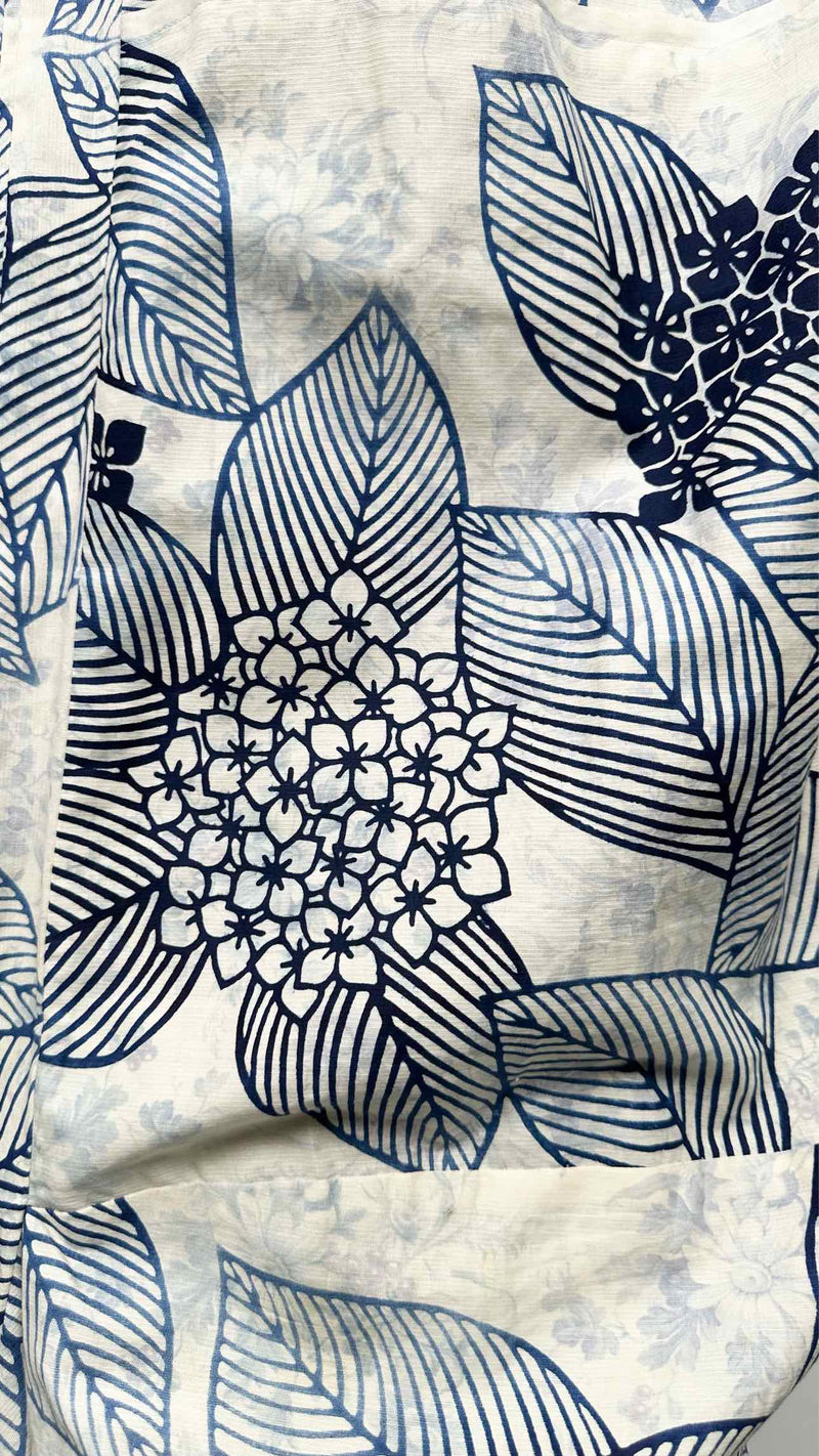 Tao Comme Des Garçons Drop-crotch Floral Pleated Wide Shorts