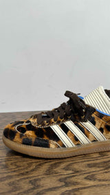 Wales Bonner X Adidas Pony Leopard Sneakers