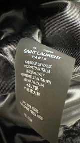 Saint Laurent Faux-fur Double-breast Coat