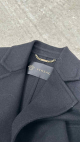 Versace Double-breasted Short Coat