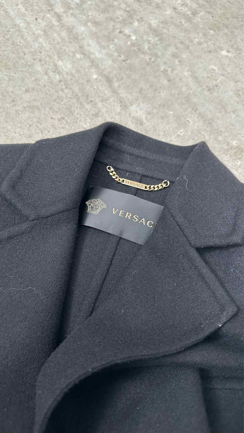 Versace Double-breasted Short Coat