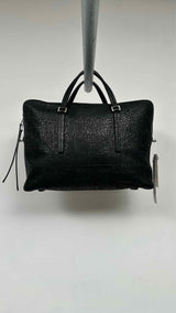 Rick Owens Rectangle Overhight Embossed-leather Bag