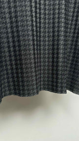 Pleats Please L/S Houndstooth High-Neck Pleated Top