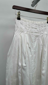 CELINE High-waist Pleats Long Skirt