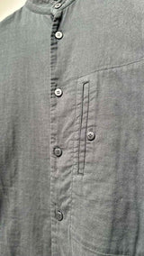 Issey Miyake Men Collarless Shirt