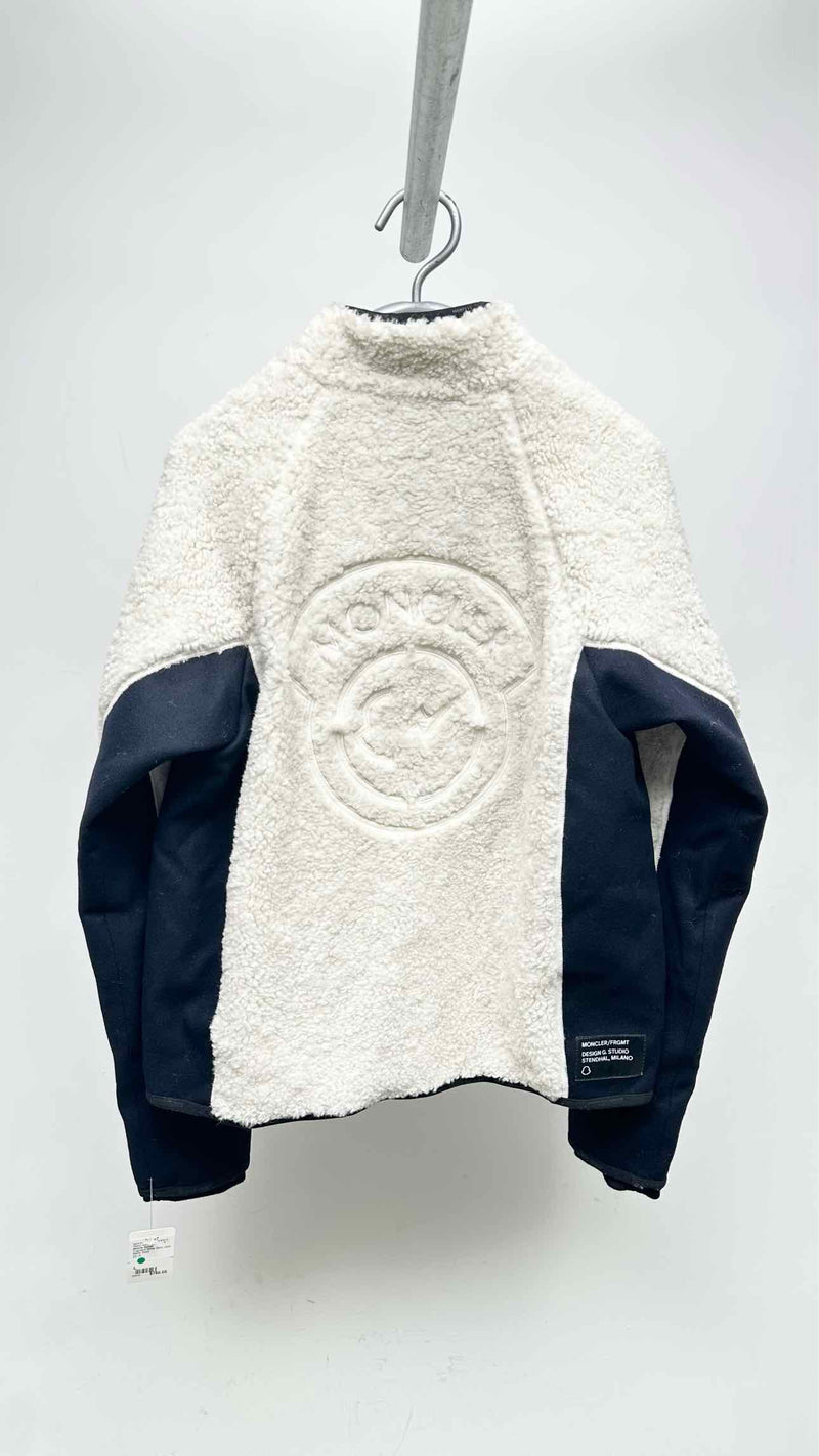 Moncler Genius X Fragment Back-logo Wool Fleece Jacket