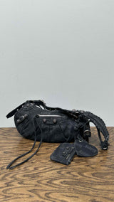 Balenciaga Denim Monogram Bag