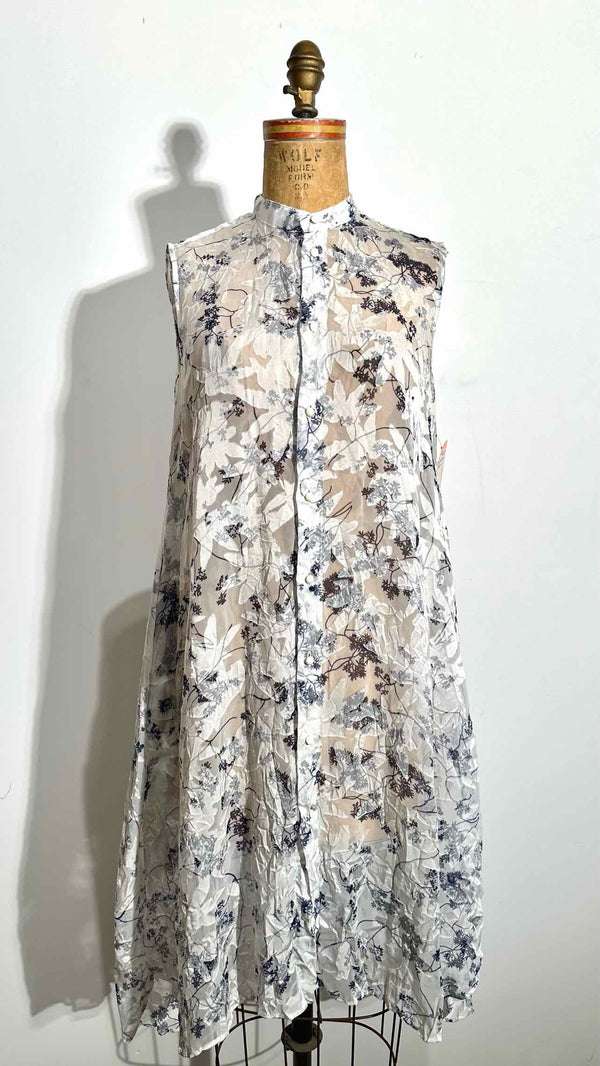 Yohji Yamamoto Regulation N/S Floral  Dress