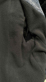 Helmut Lang Fur-collar Dolman Sleeves Hybrit Denim Jacket