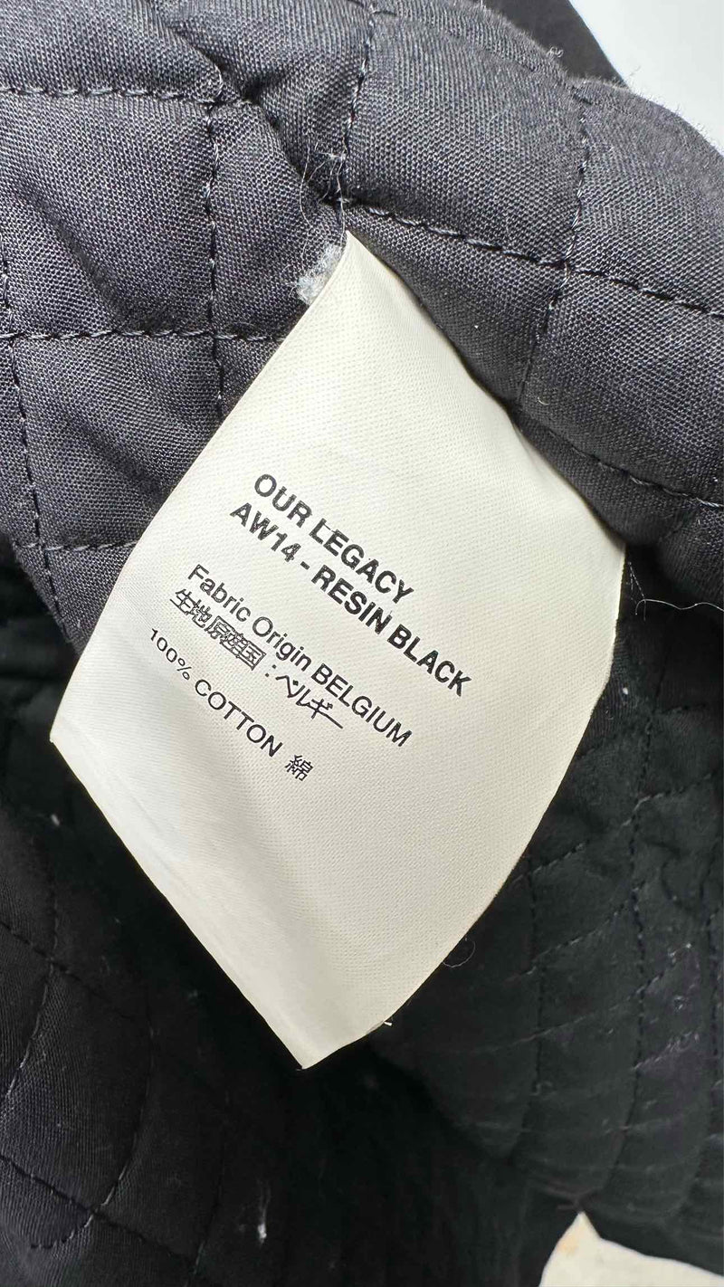 Our Legacy Zipup Quilted-lining Hooded Coat