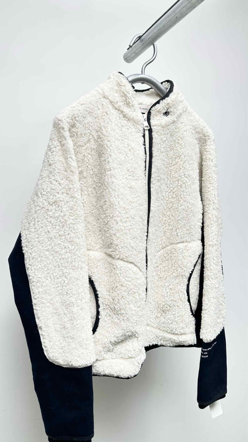 Moncler Genius X Fragment Back-logo Wool Fleece Jacket