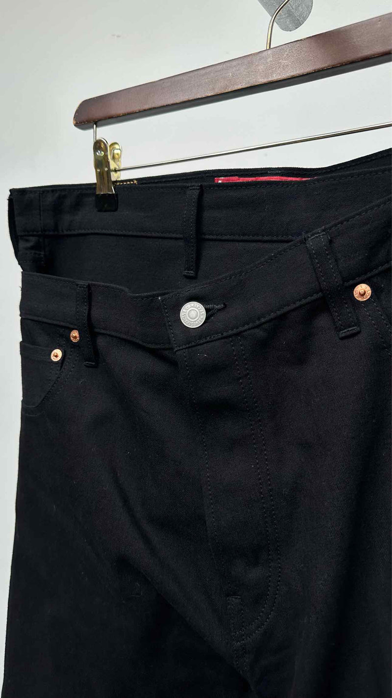 Junya Watanabe MAN X Levi's Asymmetrical Layered Wrap Wide Jeans