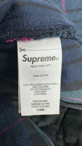 Supreme X Junya Watanabe Plaid Painted Work Pants