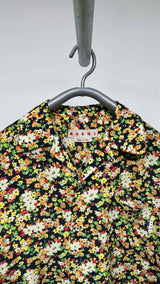 Marni S/S Floral Satin Bowling Shirt
