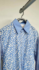 Marni Cloud & Stripe Print Poplin Shirt