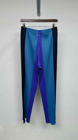 Pleats Please Color-blocking Pleated Easy Pants