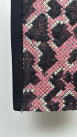 Balenciaga Check Jacquard Hybrid Skirt