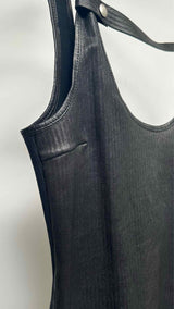 Givenchy Strapped Leather-front Tank Top