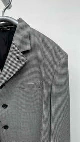 Comme Des Garcons Houndstooth Oversized Blazer Jacket