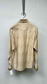 Giorgio Armani Plaid-jacquard Satin Shirt