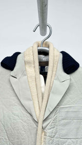 Undercover Knit-hybrid Tech Coat