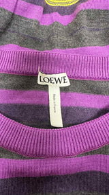 LOEWE Color-blocking Hybrid Border Sweater