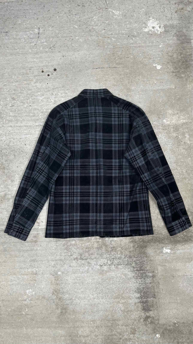 A.A.R Yohji Design Studio Leather Check Shirt