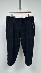 Comme Des Garcons Homme Plus Reflective Pin-stripe Boiled-wool Suits