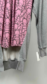 Comme Des Garçons Shirt x Kaws Hybrid Button-up Printed Hoodie