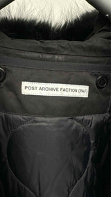 Post Archive Faction M66 Zip-up Fur Collar Coat