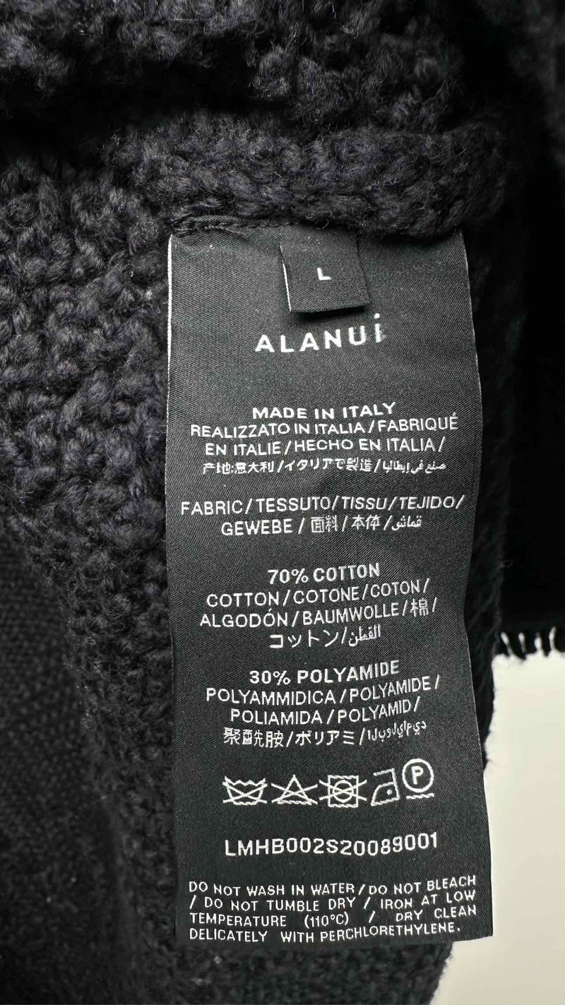 Alanui Shawl-neck Oversized Cable Cardigan