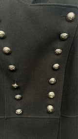 Pierre Balmain Embellished Crystal Military Napoleon Jacket