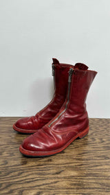 GUIDI Flat Zip Boots