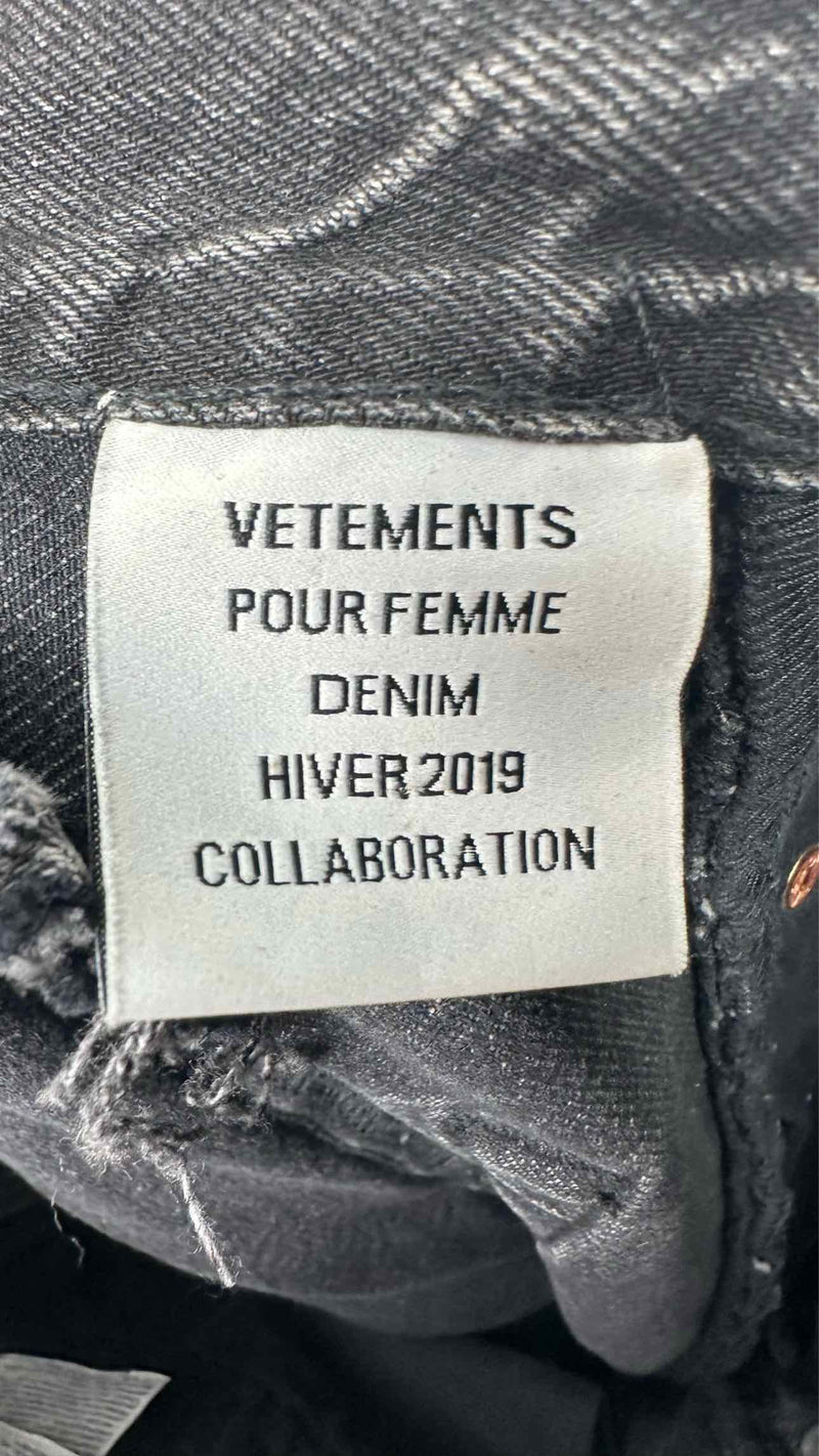 Vetements X Levi's Reconstructed Denim Long Skirt