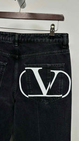 Valentino Wide-Leg Flare Jeans