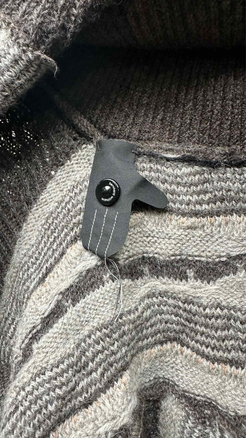 Bernhard Willhelm Cape-knit High-neck Cape