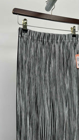 Issey Miyake Pleated Stripe Long Skirt