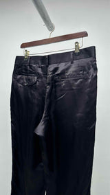 Comme Des Garçons Satin Cut-out Wide Pants