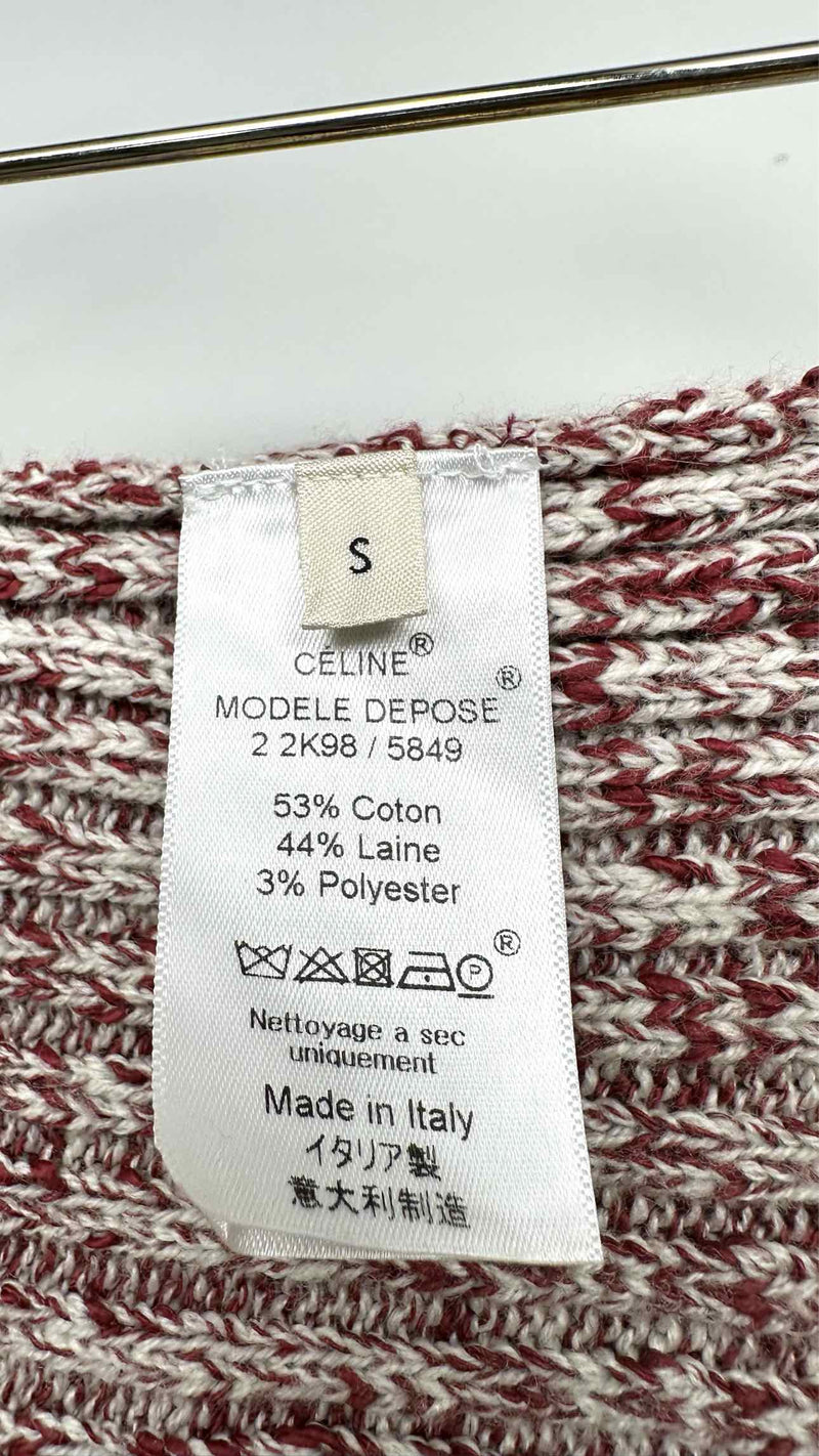 CELINE Knitted Rib Long Skirt