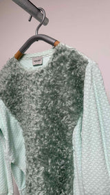 Rachel Comey L/S Front-fur Towel Top