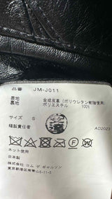 Junya Watanabe Faux-leather Reconstructed Star Biker Jacket