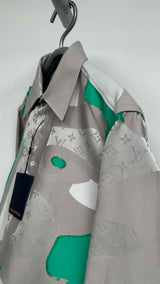 Louis Vuitton X Kidsuper Studio Oversized Monogram Face Camouflage Shirt