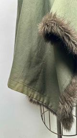 Comme Des Garcons N/S Mesh Top Fur-line Hybrid Dress